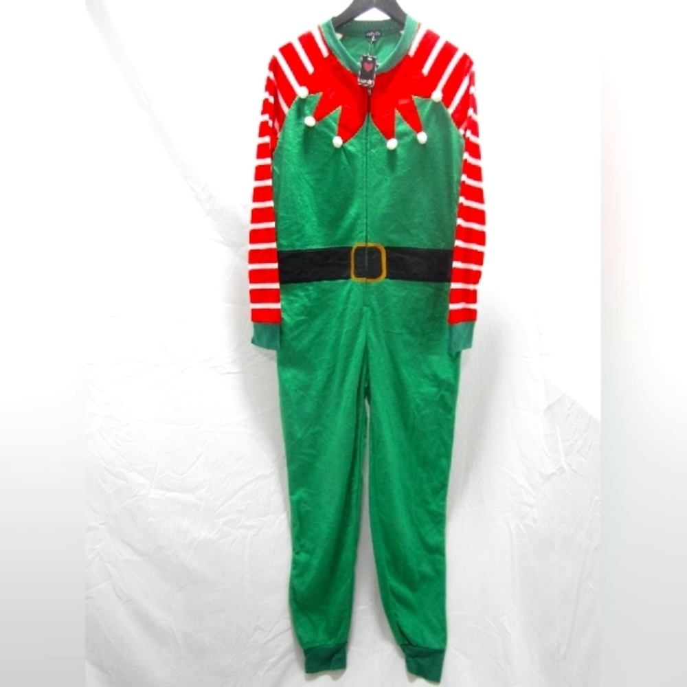 Men's‎ Christmas Pajamas One-Piece (Romper Style)